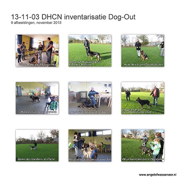 DHCN Inventarisatie bij Dog-Out in Heerhugowaard. Ook onze Djessie en Fee worden 'goedgekeurd' voor de fok!